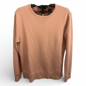 Banana Republic Long Sleeve Crewneck Sweatshirt Light Pink Size Medium